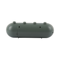 Budík Retro Tube Calendar Flip Karlsson KA6045GR, 10cm